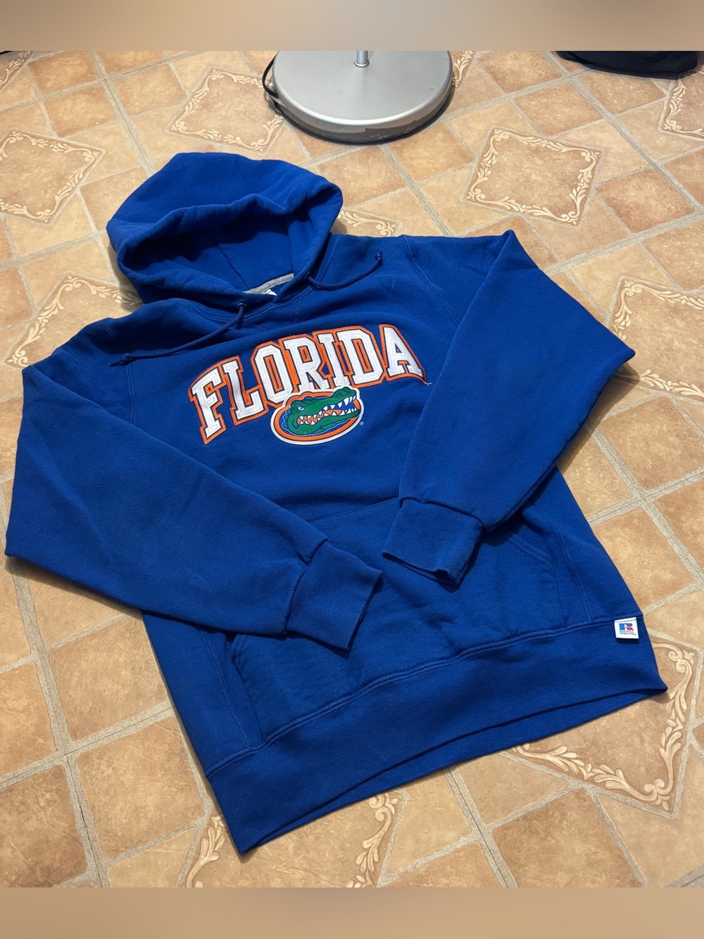 Vintage Florida Gators Royal Blue Hoodie Russell Athletic Size S